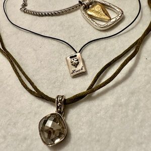 Brighton Jewelry Lot of 8 Pieces- Necklaces, Bracelets, Earrings